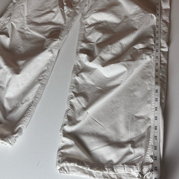 American Eagle Stretch Cargo Pants – White – Women's Large – Adjustable Hem - Picture 6 of 9